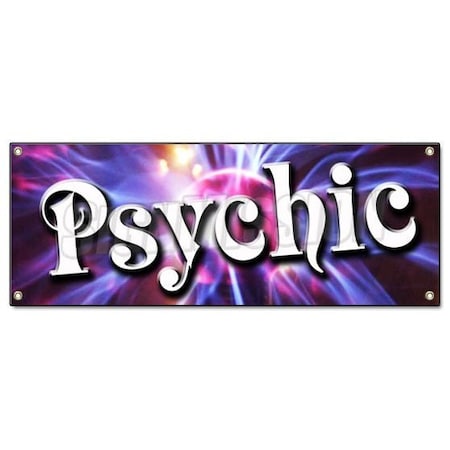 PSYCHIC BANNER SIGN Palm Reader Signs Readings Gypsy Fortune Teller